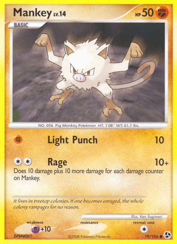 Mankey, carta 79 de Great Encounters