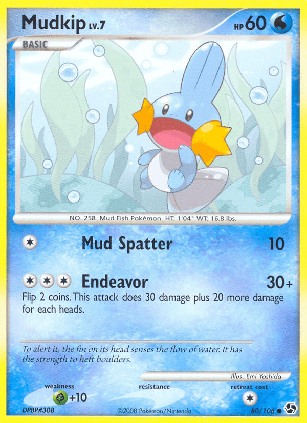 Mudkip, carta 80 de Great Encounters