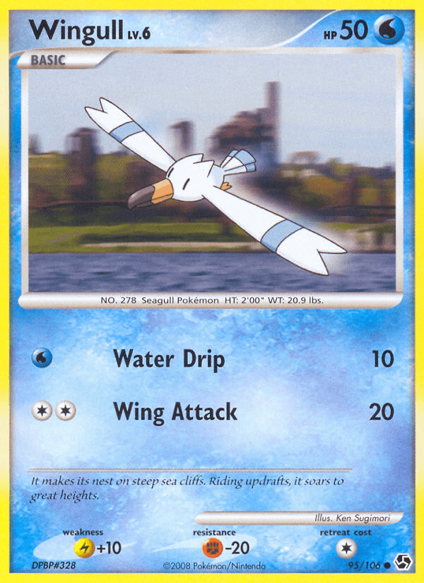Wingull, carta 95 de Great Encounters