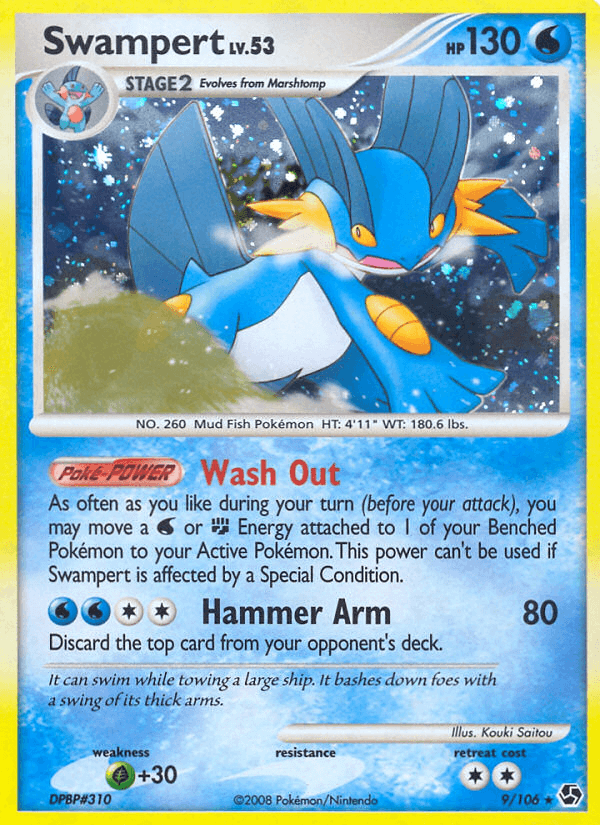 Swampert, carta 9 de Great Encounters