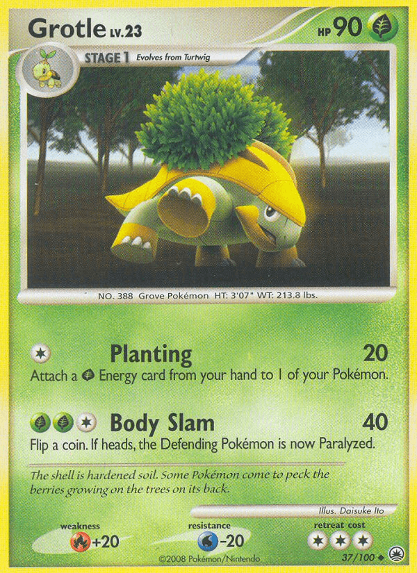 Grotle, carta 37 de Majestic Dawn