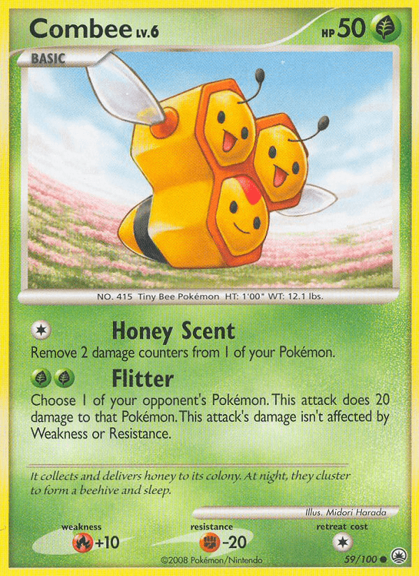 Combee, carta 59 de Majestic Dawn