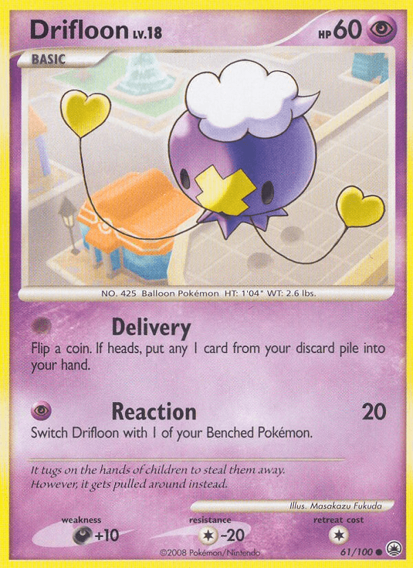 Drifloon, carta 61 de Majestic Dawn