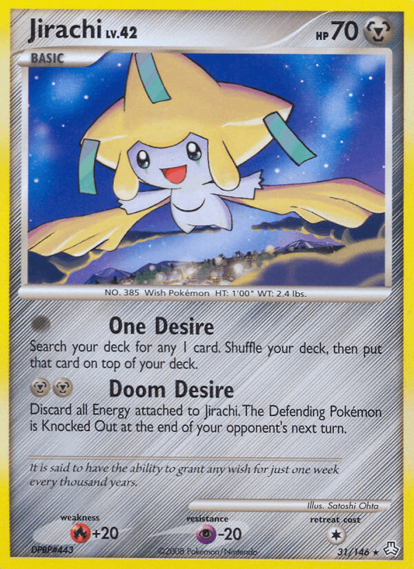 Jirachi, carta 31 de Legends Awakened
