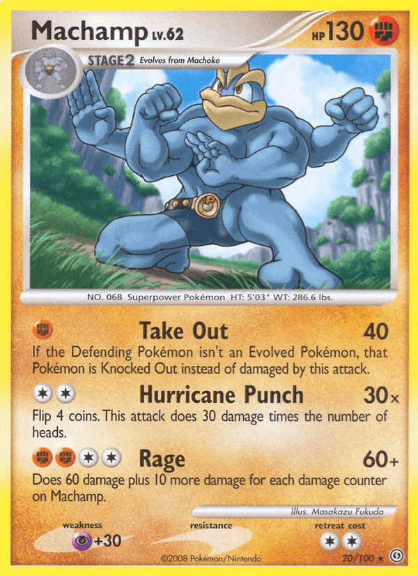 Machamp, carta 20 de Stormfront