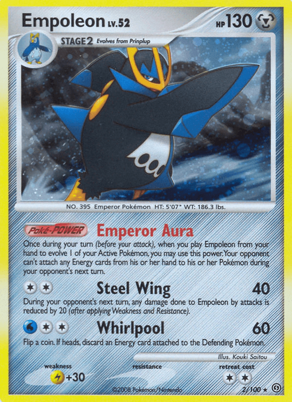 Empoleon, carta 2 de Stormfront