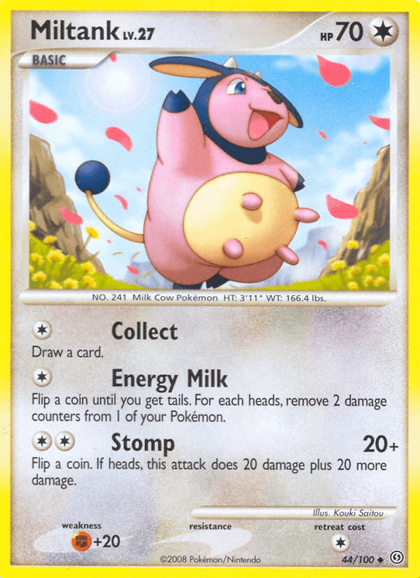 Miltank, carta 44 de Stormfront