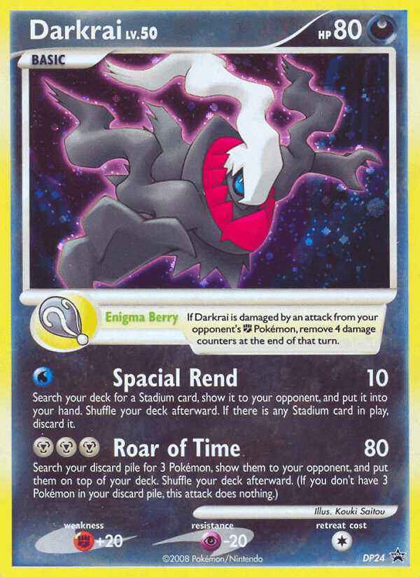 Darkrai, carta DP24 de DP Black Star Promos