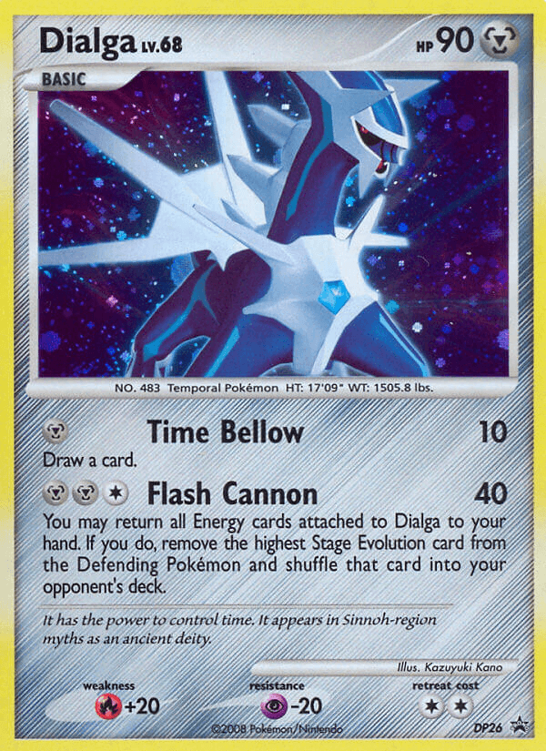 Dialga, carta DP26 de DP Black Star Promos