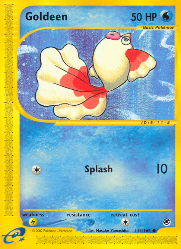 Goldeen, carta 111 de Expedition Base Set