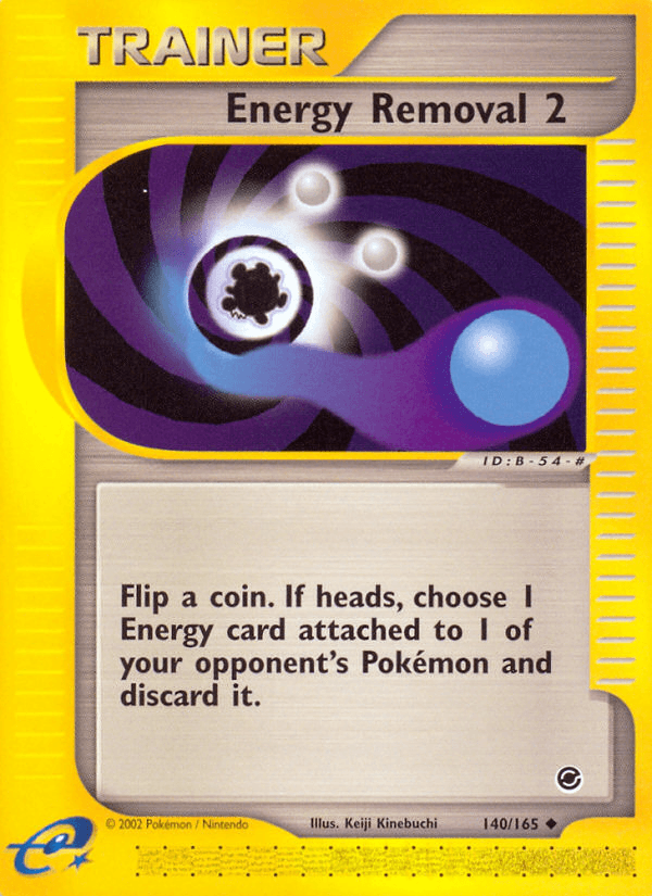 Energy Removal 2, carta 140 de Expedition Base Set
