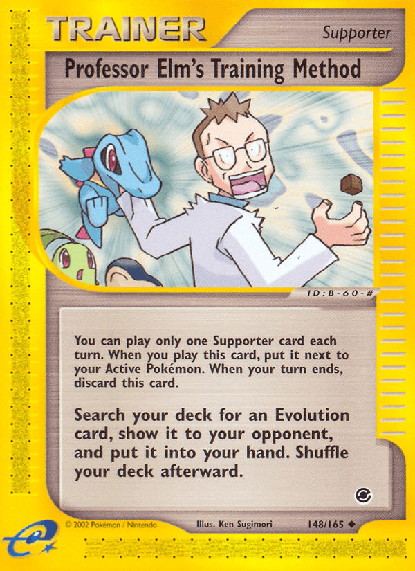 Professor Elm's Training Method, carta 148 de Expedition Base Set