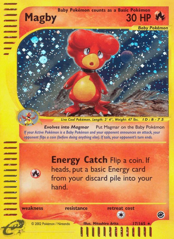 Magby, carta 17 de Expedition Base Set
