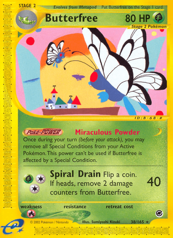 Butterfree, carta 38 de Expedition Base Set