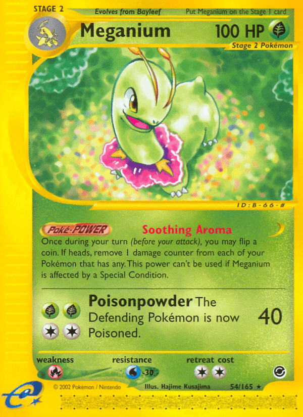 Meganium, carta 54 de Expedition Base Set
