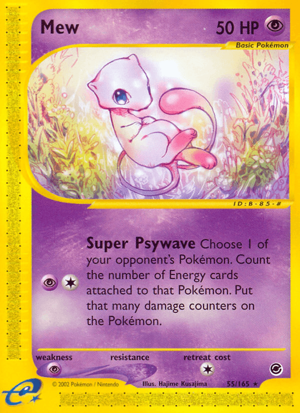 Mew, carta 55 de Expedition Base Set