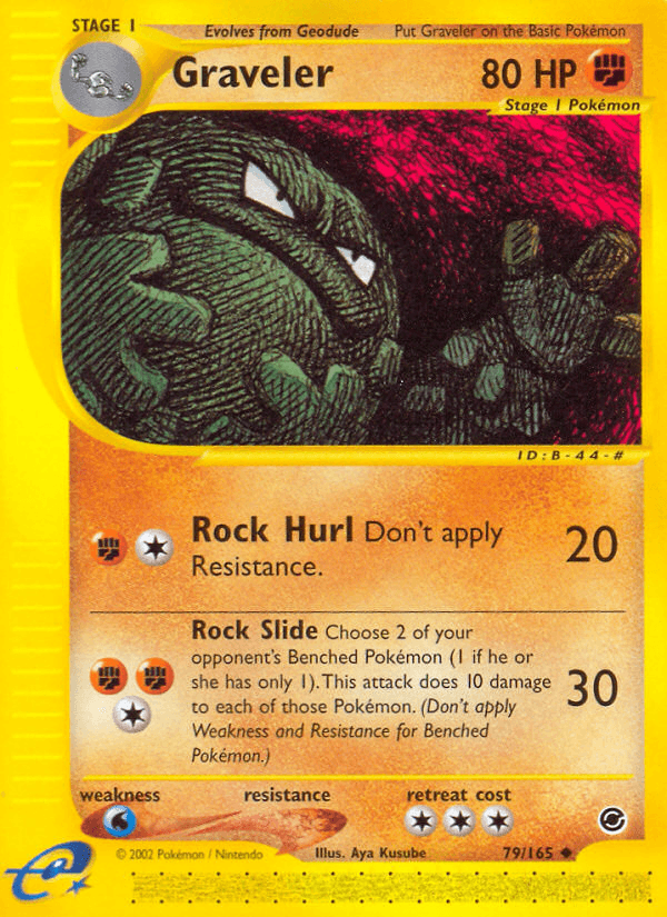 Graveler, carta 79 de Expedition Base Set