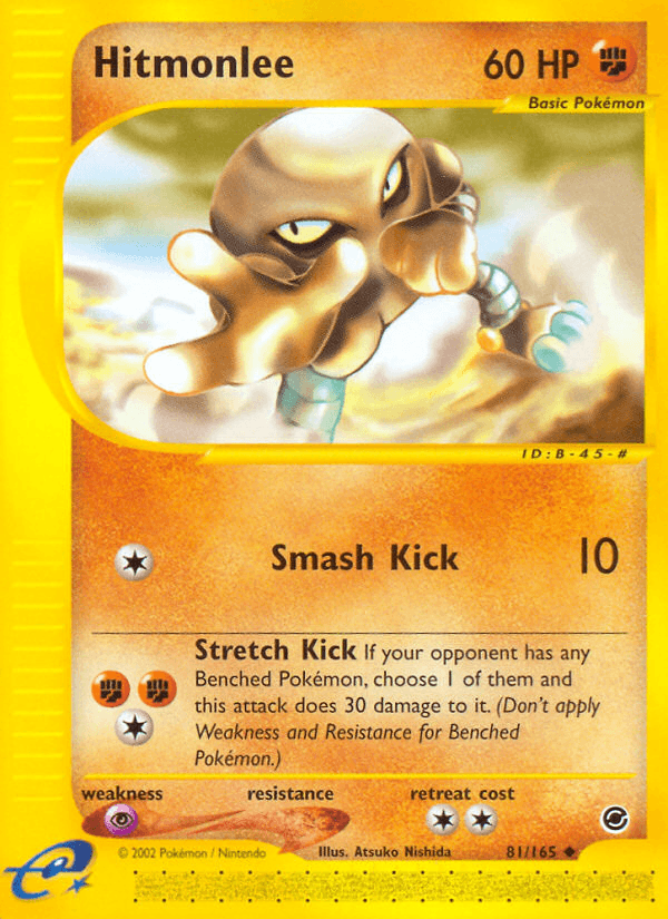 Hitmonlee, carta 81 de Expedition Base Set