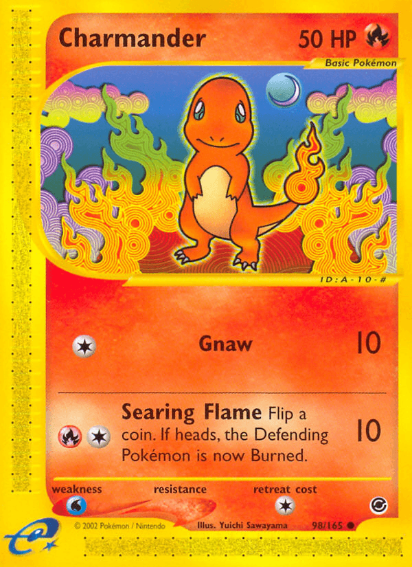 Charmander, carta 98 de Expedition Base Set