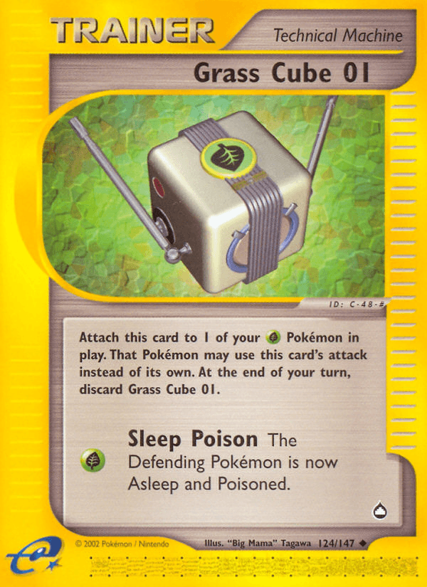 Grass Cube 01, carta 124 de Aquapolis