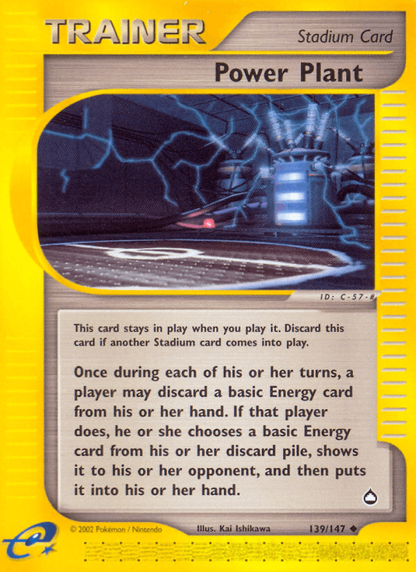 Power Plant, carta 139 de Aquapolis