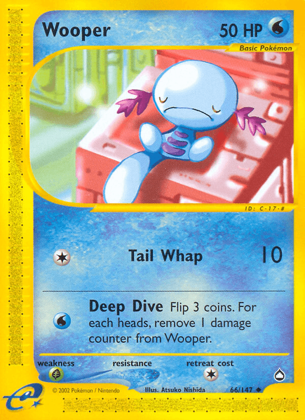 Wooper, carta 66 de Aquapolis