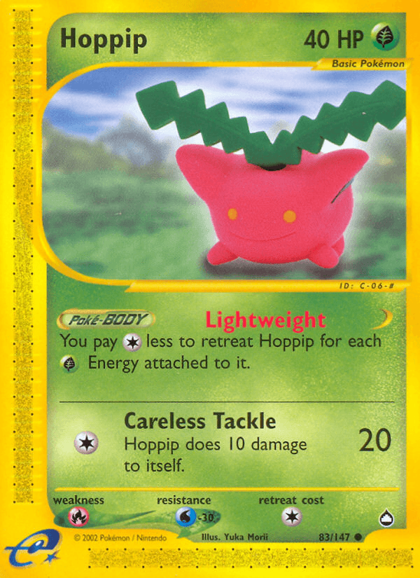 Hoppip, carta 83 de Aquapolis