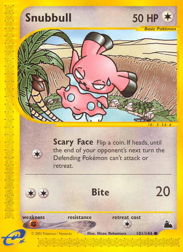 Snubbull, carta 101 de Skyridge