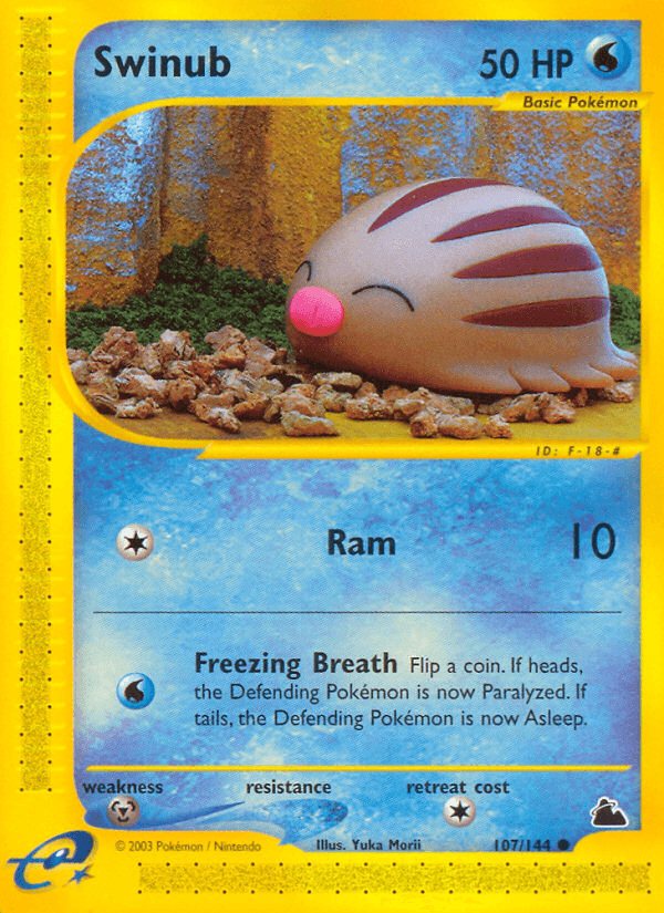 Swinub, carta 107 de Skyridge