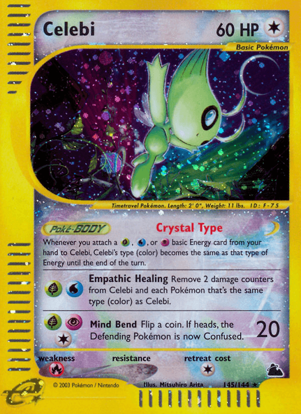 Celebi, carta 145 de Skyridge