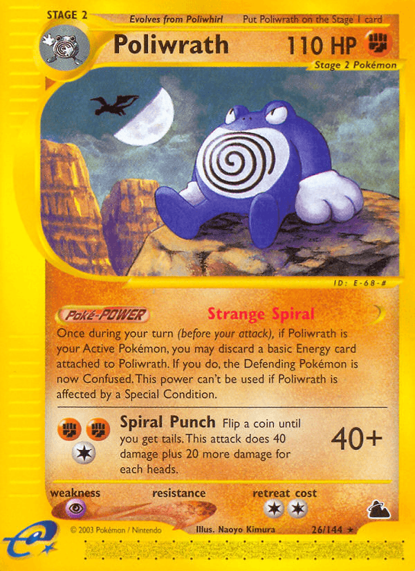 Poliwrath, carta 26 de Skyridge