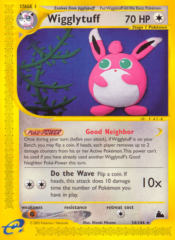 Wigglytuff, carta 34 de Skyridge