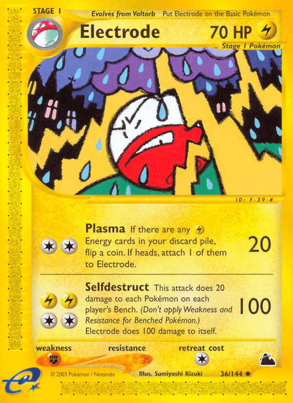 Electrode, carta 36 de Skyridge