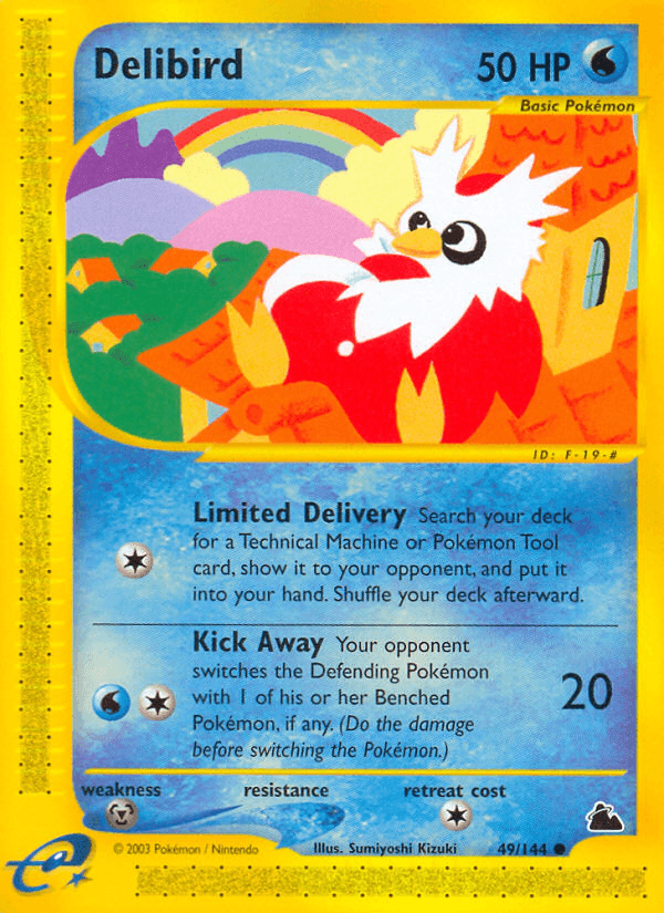 Delibird, carta 49 de Skyridge