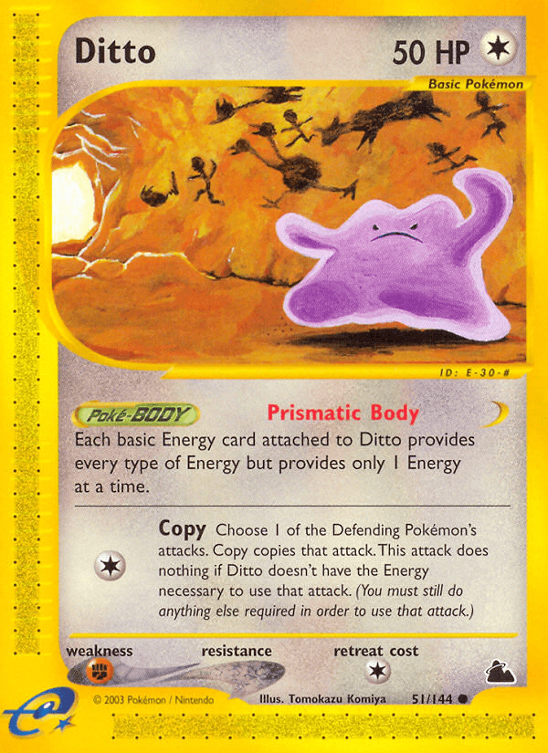 Ditto, carta 51 de Skyridge