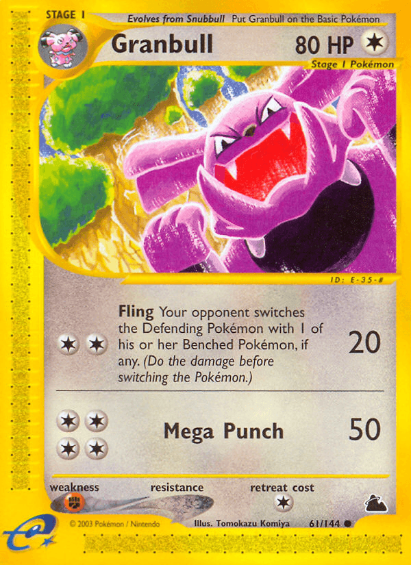 Granbull, carta 61 de Skyridge