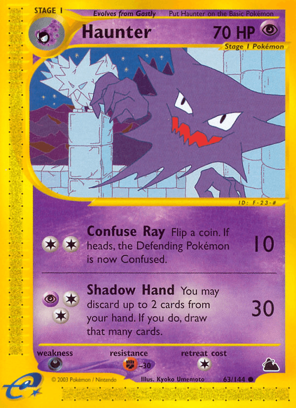 Haunter, carta 63 de Skyridge