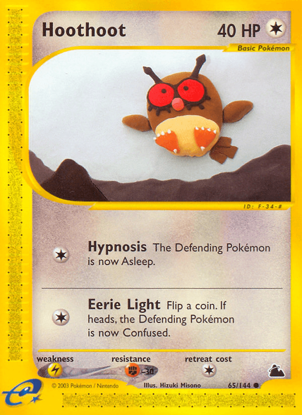 Hoothoot, carta 65 de Skyridge
