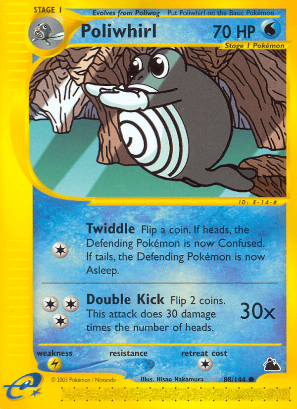 Poliwhirl, carta 88 de Skyridge