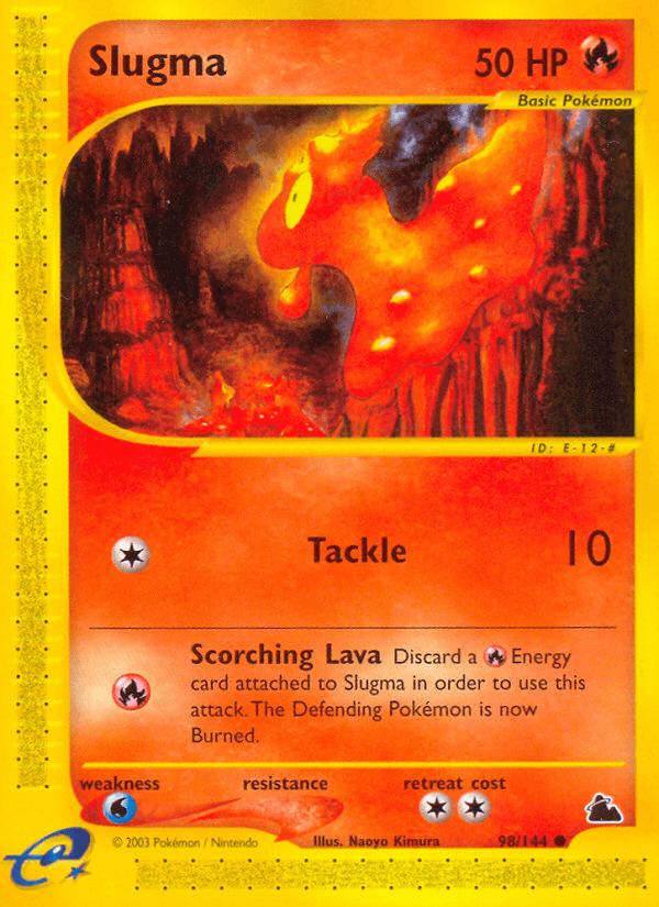 Slugma, carta 98 de Skyridge