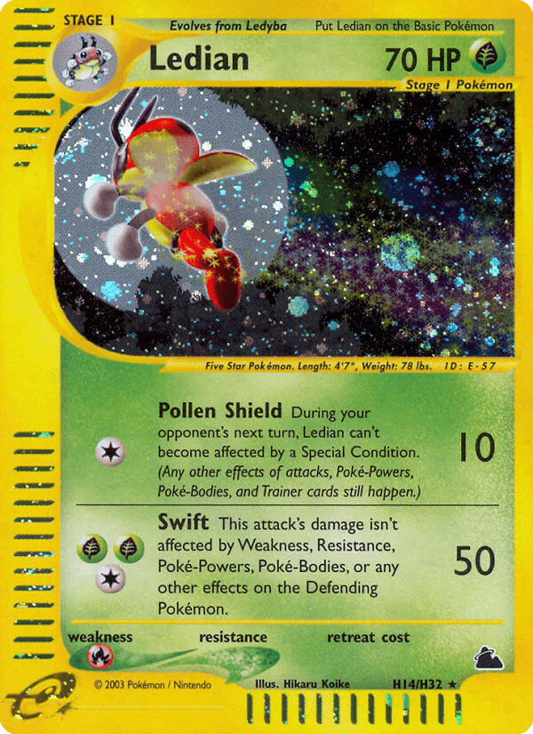 Ledian, carta H14 de Skyridge