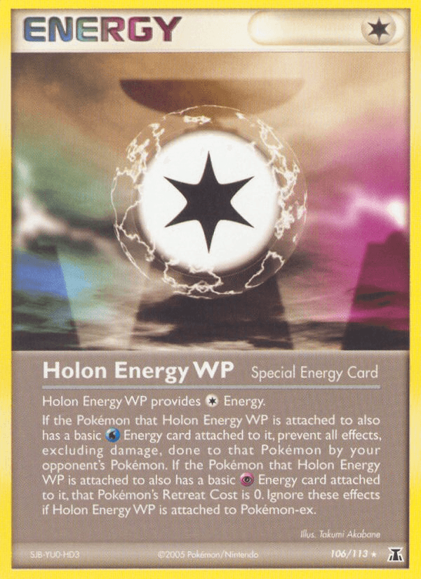Holon Energy WP, carta 106 de Delta Species