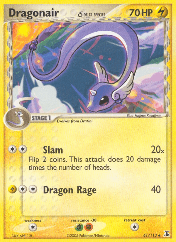 Dragonair δ, carta 41 de Delta Species