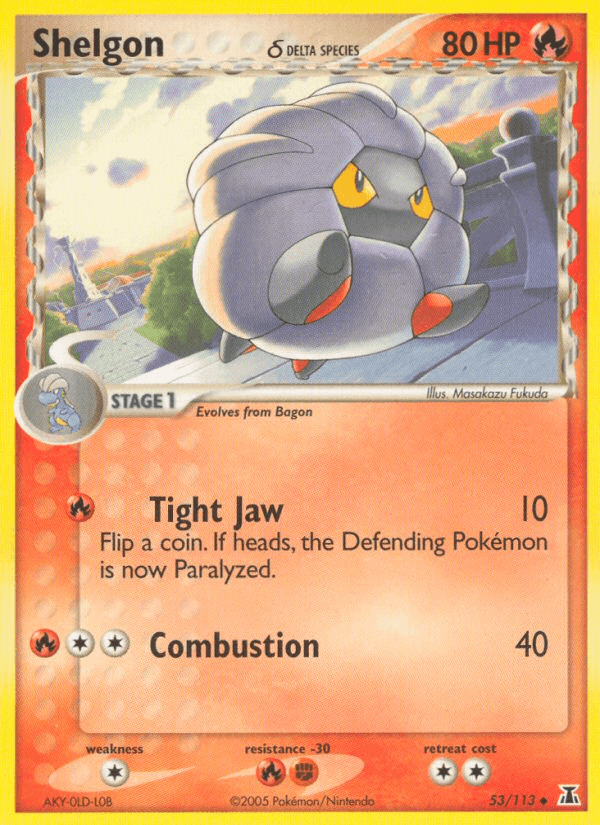Shelgon δ, carta 53 de Delta Species