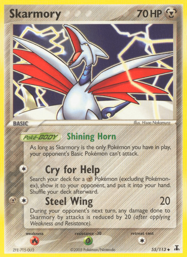 Skarmory, carta 55 de Delta Species