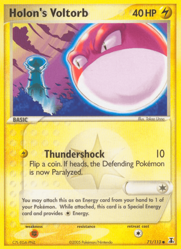 Holon's Voltorb, carta 71 de Delta Species