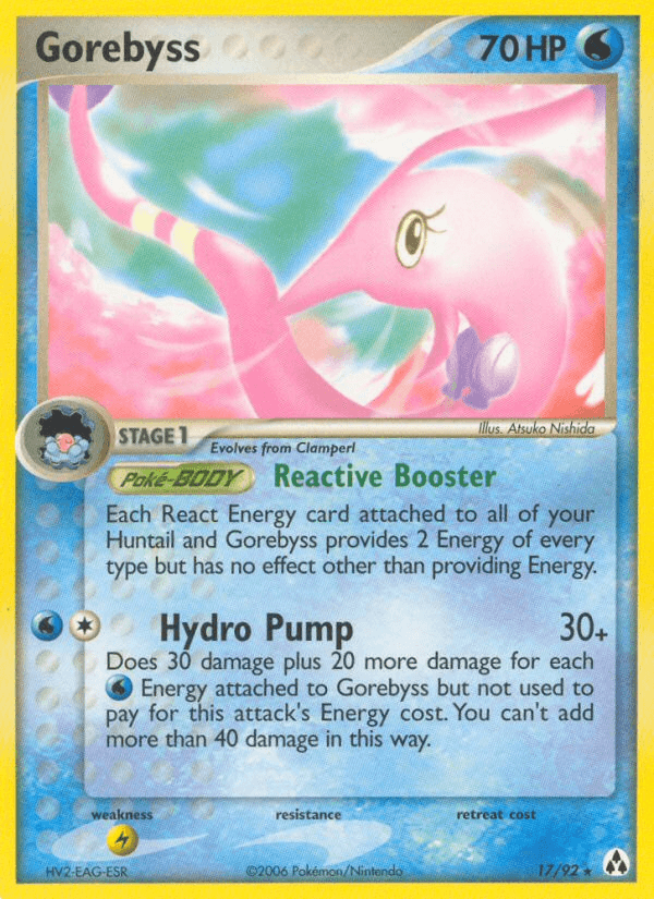 Gorebyss, carta 17 de Legend Maker