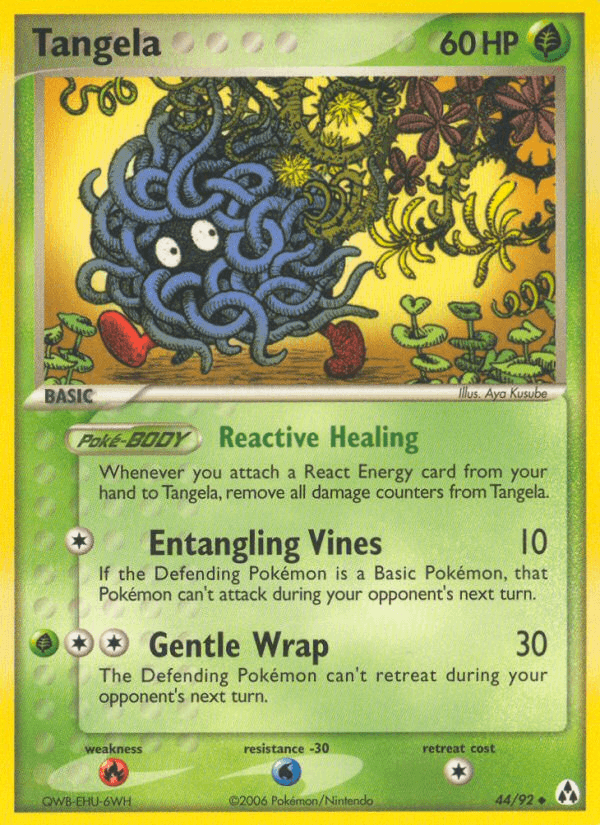 Tangela, carta 44 de Legend Maker