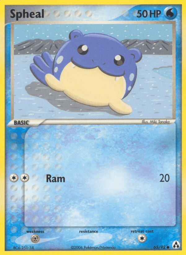 Spheal, carta 65 de Legend Maker