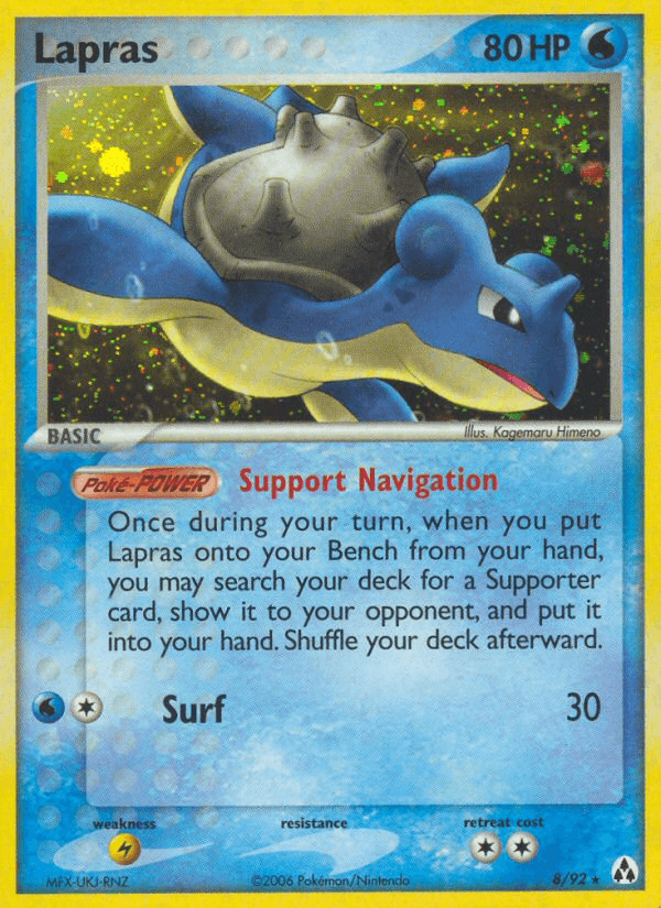 Lapras, carta 8 de Legend Maker